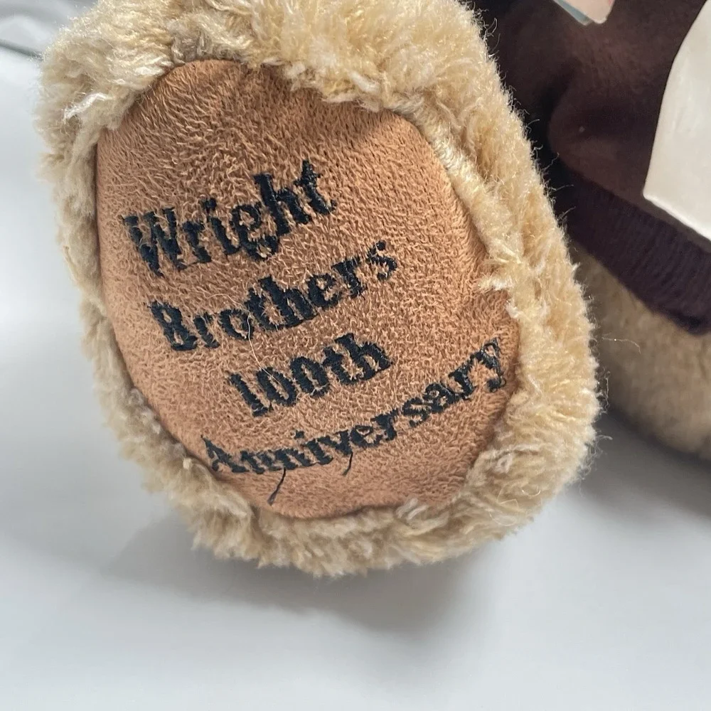 Vintage‎ 2003 Dan DeeWright Brothers 100th Anniversary Plush Bear Pilot Tested